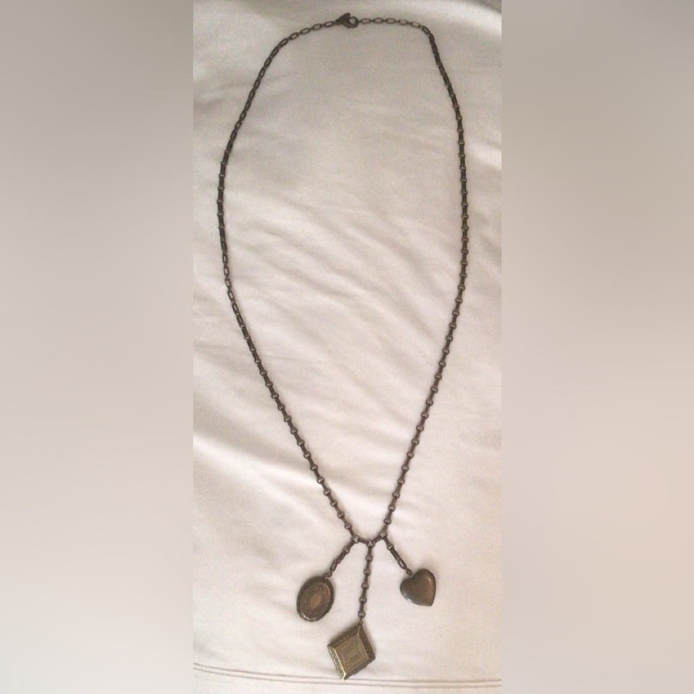 Long Bronze Necklace